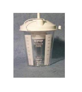 Schuco Disposable Plastic Canister for 130 Pump 800 cc, Aspirators - S1160BA-RPL - 5 Each