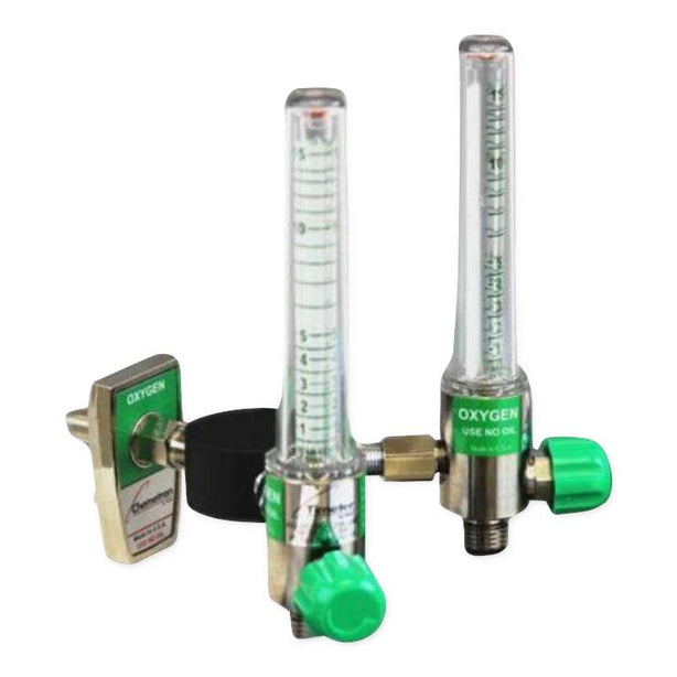 Allied Timeter Sure Grip 50 psi MedStar Male O2 Flowmeter, 15 Lpm, Brass, Ohmeda - 15004-03YP2 - 1 Each