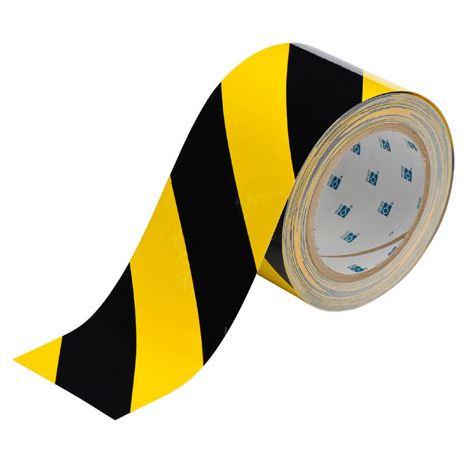 Brady Worldwide Marking Floor Tape, Yellow, B514, 3" x 100' - 104347