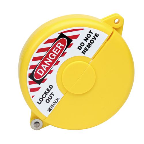 Brady Worldwide Gate Valve Lockout, Yellow, Size S - 65591 - 1 Each