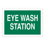 Brady Worldwide Eye Wash Station Sign 85354 1.0 Each-MDL-B-W85354