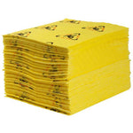 BRIGHTSORB High-Visibility Chemical Absorbent Pads - CH100 - 100 Each - MDL-B-WCH100