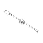 Avanos Medical Button Compatible MIC-KEY Bolus Extension Set with Right Angle Connector, 12" - BAA012412