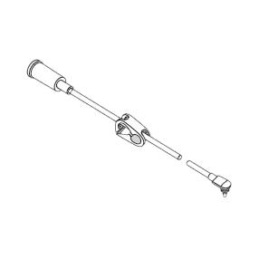 Avanos Medical Button Compatible MIC-KEY Bolus Extension Set with Right Angle Connector, 12" - BAA012412
