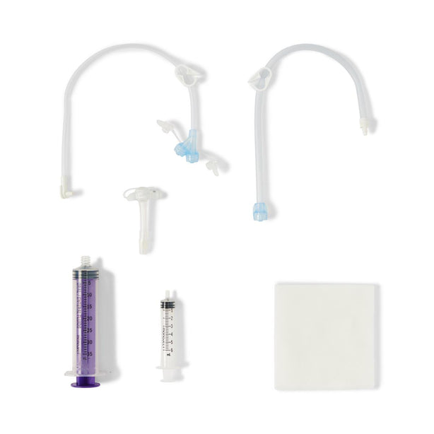 Halyard G Extension Sets with Connectors MIC-KEY Button Feeding Tube, EnFit, 24 Fr, 3.5 cm - 8140-24-3.5 - 1 Each