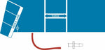Cuffs & Bags Single-Tube Female Luer Lock - 1881SSLLNL - 1 Each - MDL-BAM1881SSLLNL