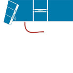 Baum Calibrated V-Lok Cuff and Single-Tube Inflation Bag - 1881SSNL - 1 Each - MDL-BAM1881SSNL