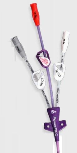 Sherlock 3CG Picc Tip Confirmation System Solo PowerPICC Catheter Tray, Max Barrier, Triple Lumen, 5 Fr - 1385108QD - 1 Each