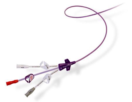 Cr Bard PowerPICC Injection Catheter Tray, Triple Lumen, 6 Fr, with 17/19G x 135 cm L Standard Guidewire - BAR3386135