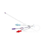 C.R. Bard Power-Trialysis Short-Term Triple-Lumen Dialysis Catheter Tray, Curved Extension Leg, 13 Fr x 15 cm - 5615150 - 5 Each