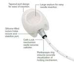Bard Peripheral Vascular MRI Implantable Port X-Port Isp™ 8 Fr. Single Lumen - Each - 0607540-EA