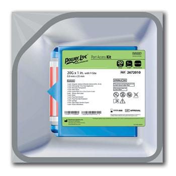 Cr Bard Se SafeStep Huber Needle Port Access Kit Without Y-Site Port, 19G x 3/4" - PA-0033 - 5 Each