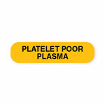 Centurion Centurion Platelet-Poor Plasma Labels BBL2247 - 3.0 Roll