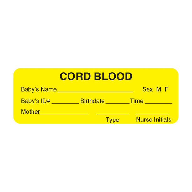 Centurion Laboratory Blood Labels BBL452 3.0 Roll-MDL-BBL452