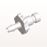 Bayonet Male Connector, White, 100/Bag - Fits 3/32 inch ID Tubing (0.094 inch, 2.38 mm) - BC330