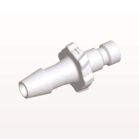 Bayonet Male Connector, White, 100/Bag - Fits 5/32 inch ID Tubing (0.156 inch, 3.97 mm) - BC530