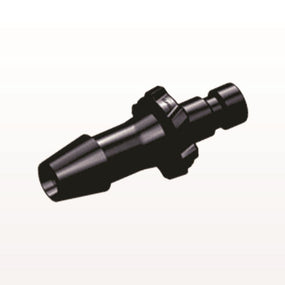 Bayonet Male Connector, Black, 100/Bag - Fits 3/16 inch ID Tubing (0.188 inch, 4.76 mm) - BC631