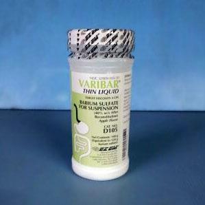 Varibar Thin Liquid Barium Sulfates - 900001 - 24 Each - MDL-BCC900001