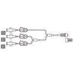 Codan Trifurcated Minibore Low-Volume Extension Sets - BC225 - 50 Each - MDL-BCOBC225