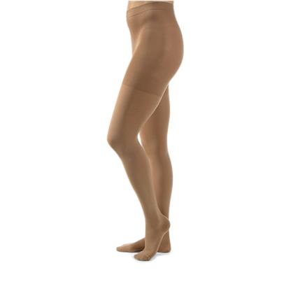 Jobst Relief Waist-High Compression Stockings, Open Toe, 20 mmHg to 30 mmHg, Beige, Size S (Ankle: 7" to 8.25"; Calf: 15.75" to 24-3/8"; Hip: 28" to 46"), Bsn Vascular Support - 114660 - 1 Each