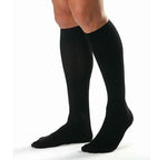Bsn Medical for Men Knee High JOBST forMen Ribbed Knee-High Stocking, Closed Toe, Black, Size XLFC - BDF115297