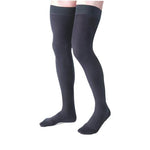 Bsn Medical Thigh-High Jobst for Men Thigh High Stocking, 20-30 mmHg, Black, Size S - BDF115408