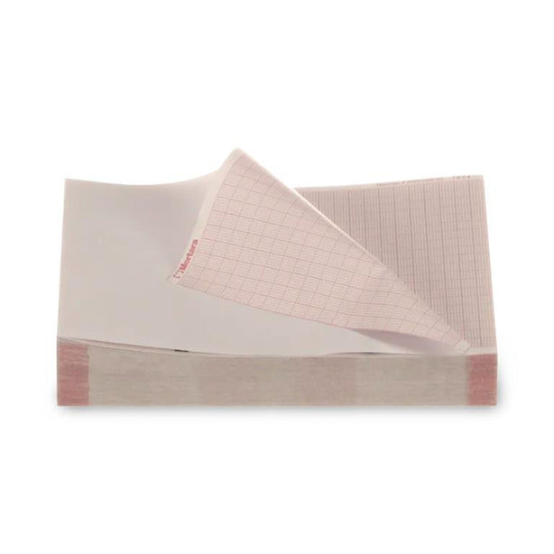 WELCH ALLYN Red Grid ECG/EKG Thermal Recording Chart Paper 9100-028-50 24 Pack - MDL-BDK910002850