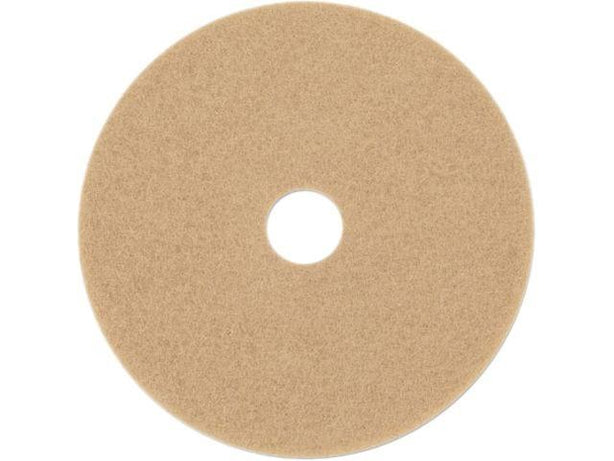 3M Tan Burnish Pad 3400 M3418 5 Each