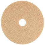 3M Natural Blend Floor Burnishing Pad M3518 - 5.0 Each