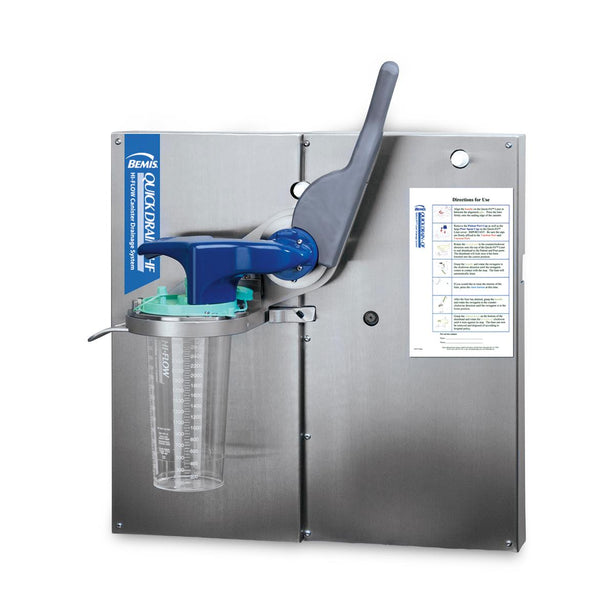 Bemis System and Components Quick-Drain, Hi-Flow, Rigid, Canisters - QDHF3000 - 1 Each