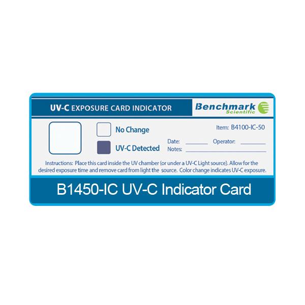 Benchmark Scientific UV-C Indicator Card for UV Chamber (BENB1450), Double-Sided, 25 per Pack - B1450-IC - 25 Each