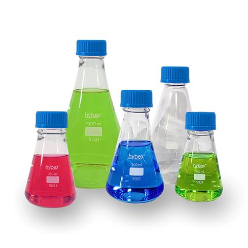 Benchmark Scientific Hybex Erlenmeyer Flask with Cap, 1000 mL - B3220-1000 - 6 Each
