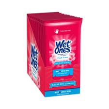 Edgewell Personal Care Wet Ones Antibacterial Hand Wipes, Fresh Scent - 293608 - 1 Tray