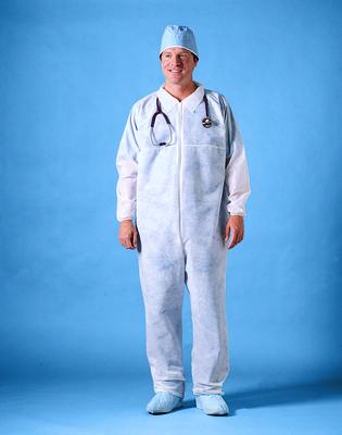 Busse Protective Fluid-Resistant Coveralls - 213 - 25 Each - MDL-BHD213