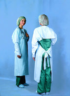BUSSE HOSP Disposable PE Protective Gowns with Thumb Loops 235 75 Each - MDL-BHD235