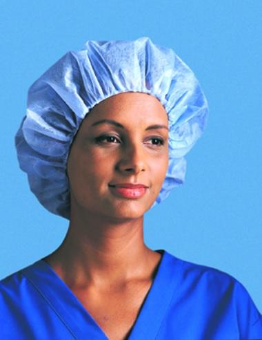 Busse Hosp Nurses Rayon Bouffant Cap 268 100.0 Each-MDL-BHD268Z