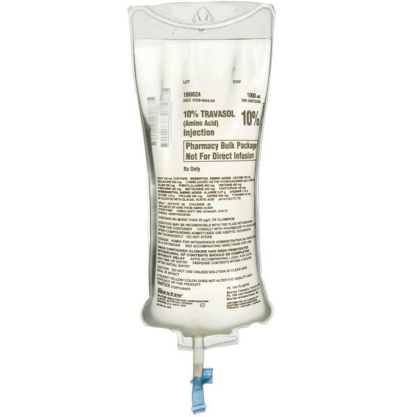 Baxter Healthcare 10% Travasol (Amino Acid) Injection 1B6626P - 1.0 Each