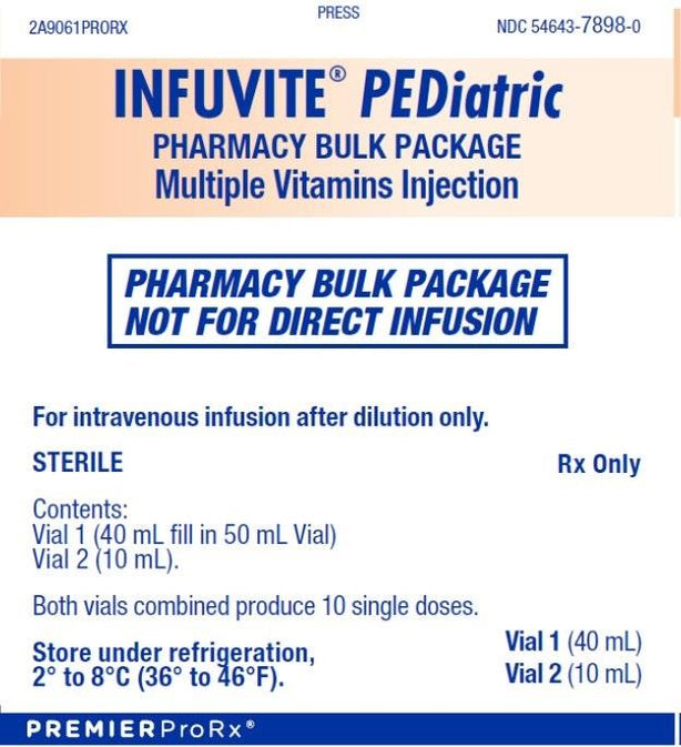 Baxter Infusion Infuvite Multiple Vitamin Solution, Pediatric - BHL2A9061