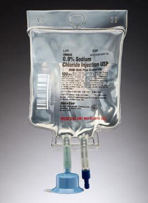 Baxter Healthcare Sodium Chloride 0.9% Injection Solution, USP 2B0043 - 80.0 Each