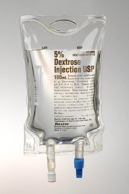 Baxter Healthcare 5% Dextrose Injections, USP 2B0082 - 96.0 Each
