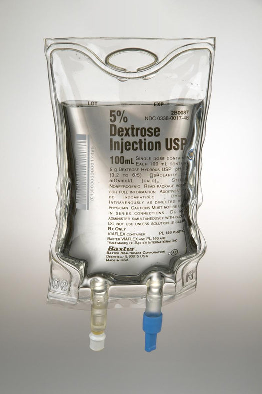 Baxter Healthcare 5% Dextrose Injections, USP 2B0087 - 96.0 Bag