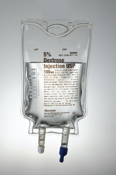 Baxter Healthcare 5% Dextrose Injections, USP 2B0089 - 16.0 Bag