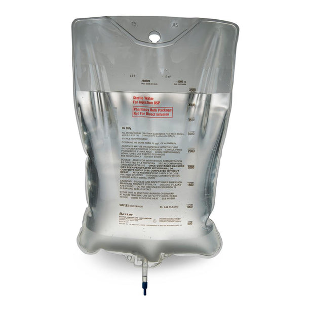 Baxter Sterile Water for Injection - 2B0307 - 4 Bag - MDL-BHL2B0307