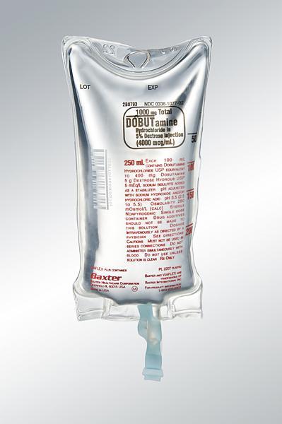 Baxter Healthcare DOBUTamine Hydrochloride in 5% Dextrose Injection 2B0793 - 18.0 Bag