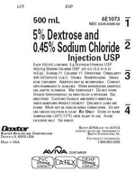 BAXTER HEALTHCARE 2.5% Dextrose and 0.45% Sodium Chloride Injection 2B1024X 1 Each - MDL-BHL2B1024XH