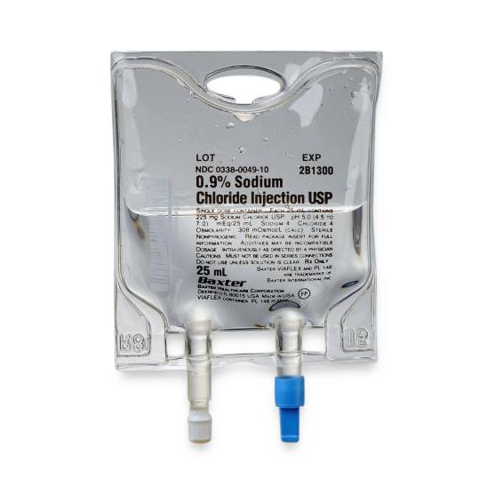 Baxter Healthcare Sodium Chloride 0.9% Injection Solution, USP 2B1300 - 4.0 Bag