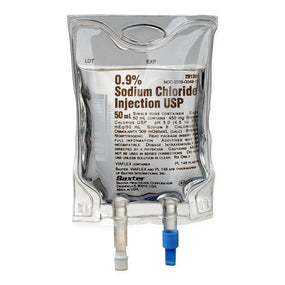 Baxter Healthcare Sodium Chloride 0.9% Injection Solution, USP 2B1301 - 96.0 Each