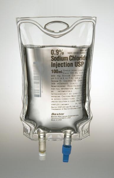 Baxter Healthcare Sodium Chloride 0.9% Injection Solution, USP 2B1302 - 4.0 Each