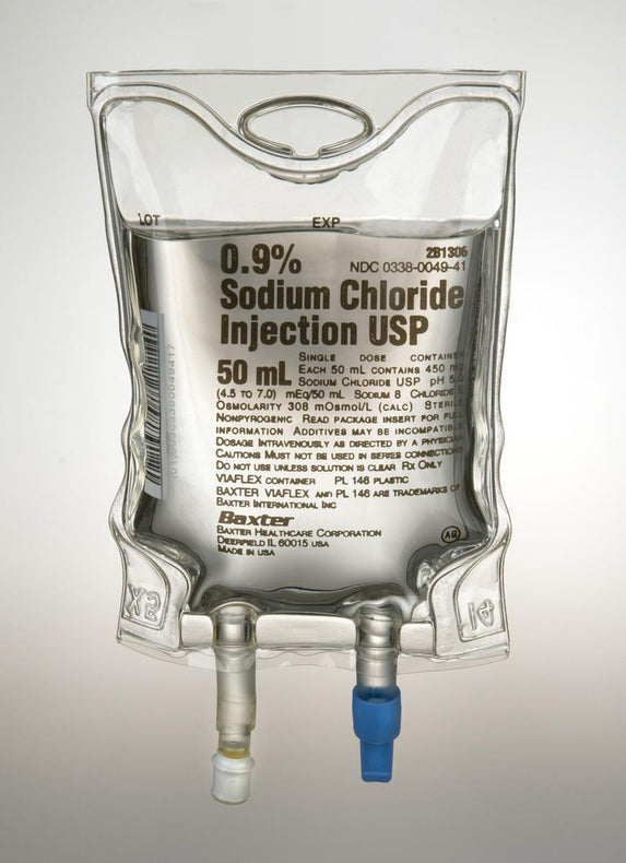 Baxter Healthcare Sodium Chloride 0.9% Injection Solution, USP 2B1306 - 96.0 Bag