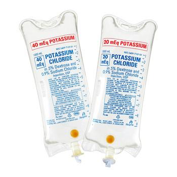 Baxter Healthcare Potassium Chloride in Dextrose and Sodium Chloride Injection - BHL2B2454XH